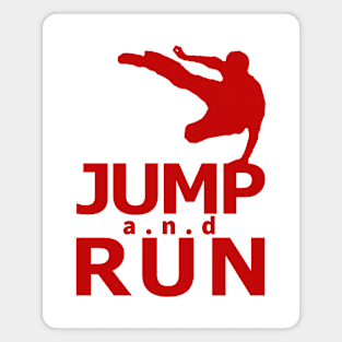 Jump and Run Brave Red Magnet